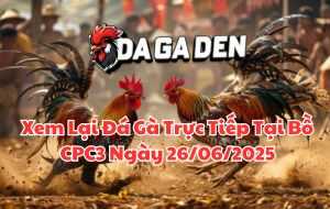 Xem Lại Đá Gà Trực Tiếp Tại Bồ CPC3 Ngày 26/06/2025
