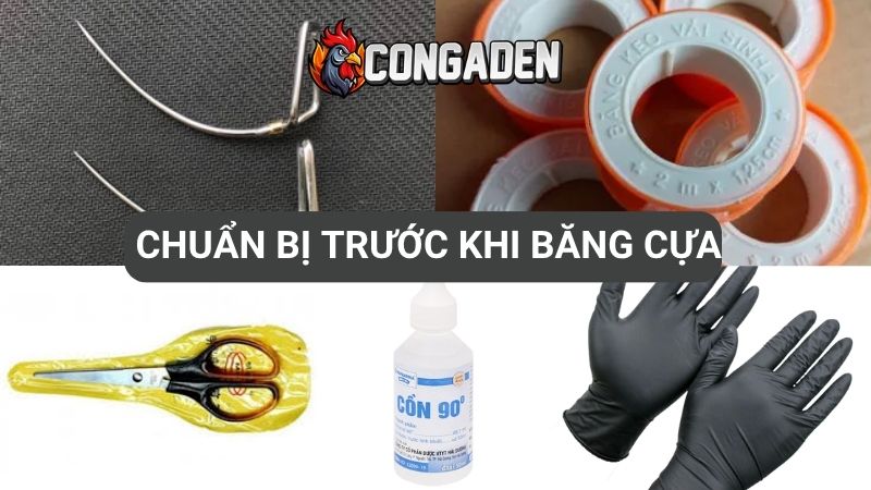 Chuẩn bị trước khi băng cựa